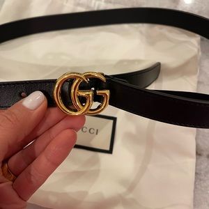 GUCCI authentic thin belt ( 75cm)